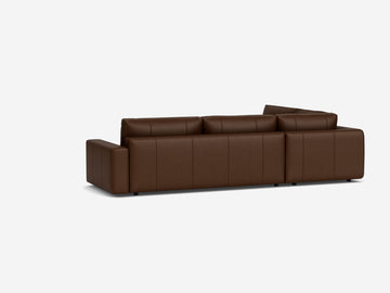 Coachella Madera - Left Hand Facing Backless Chaise - 1.5" Legs