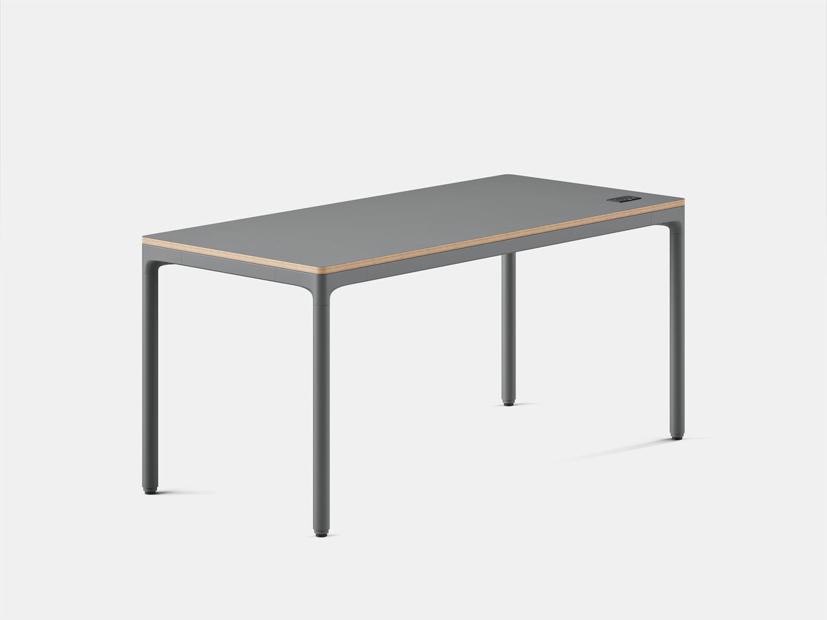 Four Leg Standing Desk – 59" x 27" / Carbon / Carbon