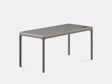 Four Leg Standing Desk – 59" x 27" / Carbon / Carbon