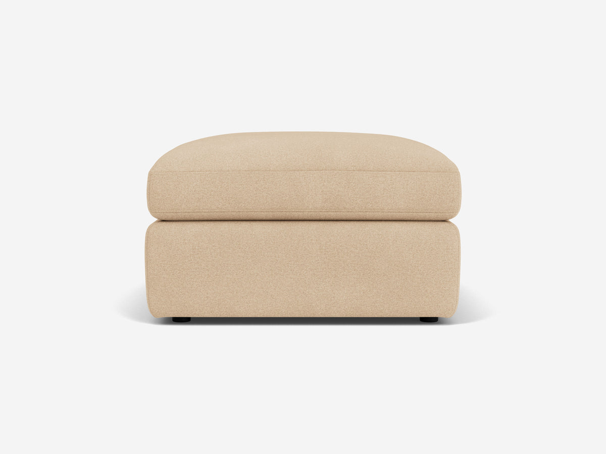 Everyday Storage Ottoman – Deep (42") / Rectangular / Fabric/Leather