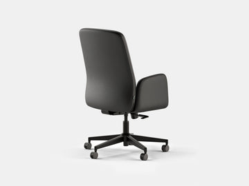 Softside Office Chair – High / Vegan Leather / Black – view 2