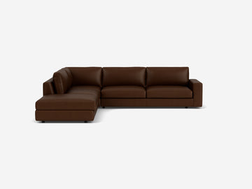 Coachella Madera - Left Hand Facing Backless Chaise - 1.5" Legs