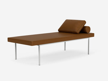 Classic Sahara with a Stainless Steel Base and Optional Square and Bolster Pillows