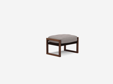 Ava Haze - Dossier : Cotton Duck Black - Cadre noyer