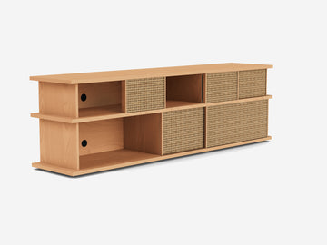Plank 83" Tall Media Unit – view 2
