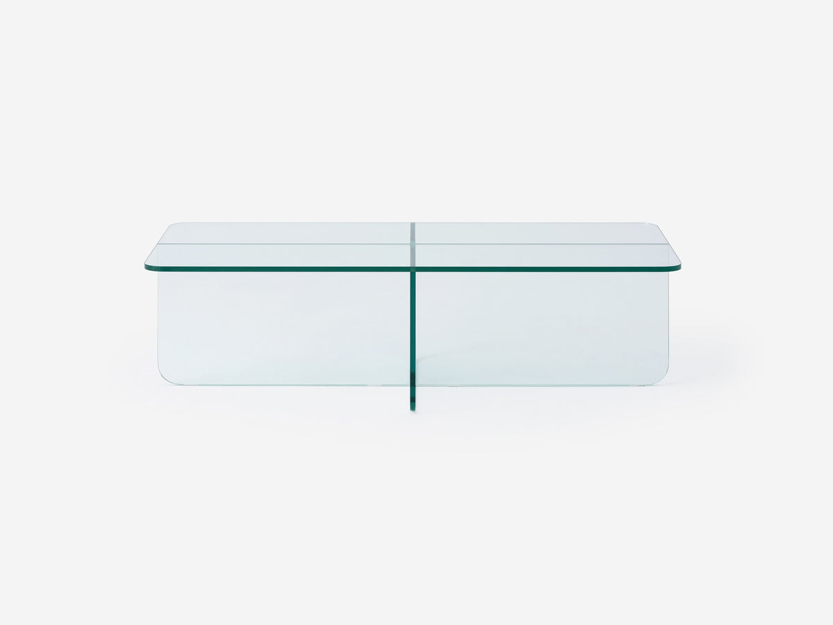 Verre Rectangular Coffee Table – Clear