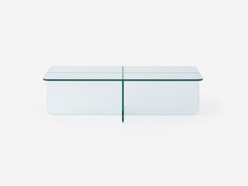 Verre Rectangular Coffee Table – Clear