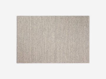 Slub Rug 5' x 8' – Light Grey