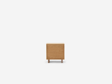 Stadium Double Drawer Nightstand – Oak – view 4