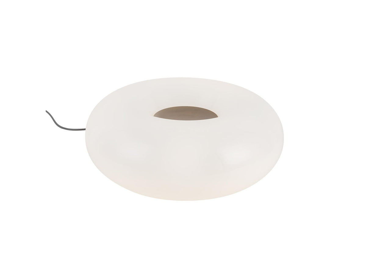 Nimbus Table Lamp – 12" / Vintage Brass/Opal Glass