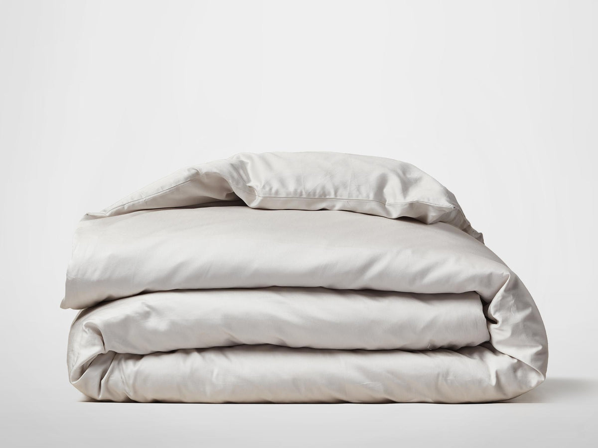 SIlk & Snow Egyptian Cotton Duvet Cover – Full/Queen / Sand