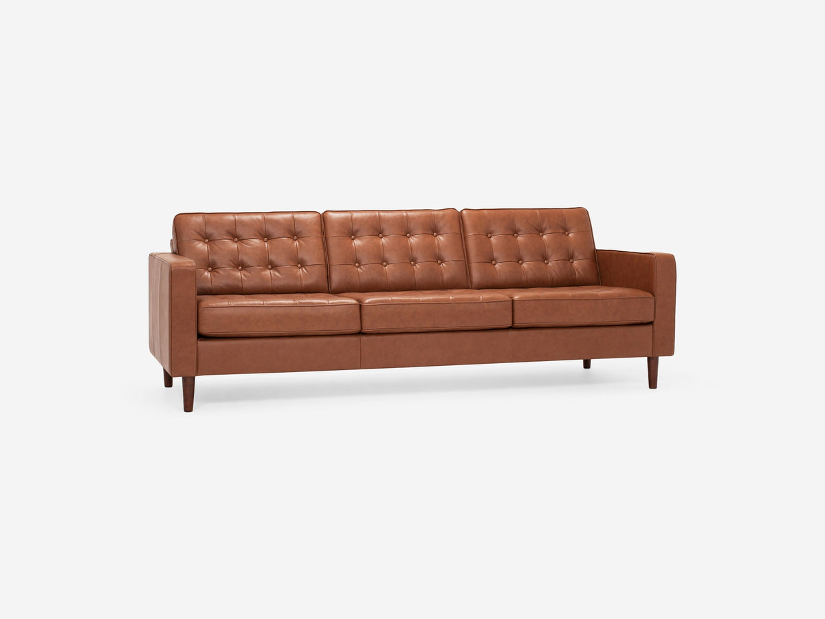 92" - Classic Sahara with Black Ash Legs and Regular Arm Height