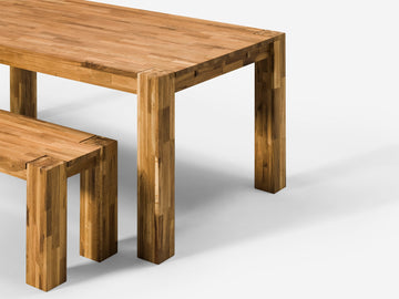Harvest Bench – Small / Oak – view 5