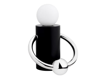 Septum Table Lamp – Matte Black/Chrome – view 3