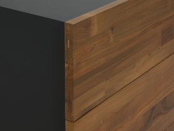 Reclaimed Teak Single Dresser – Charcoal – view 6