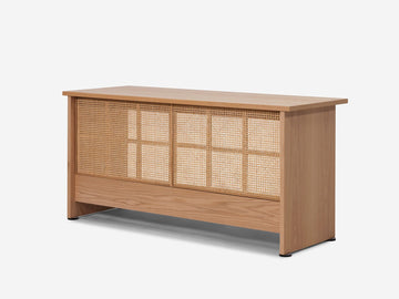 Oak - Natural Cane Screen