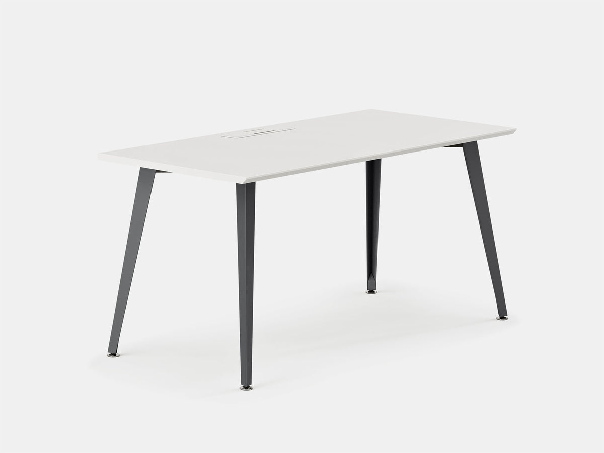 Office Desk – 60" x 30" / Charcoal / White – view 2