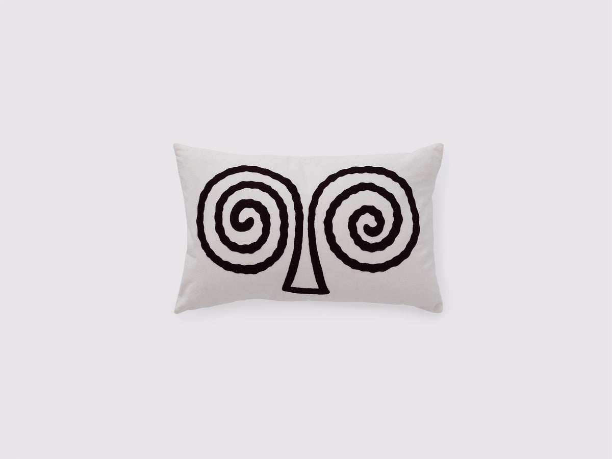 Seeker Lumbar Pillow – White