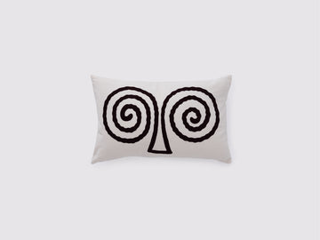 Seeker Lumbar Pillow – White