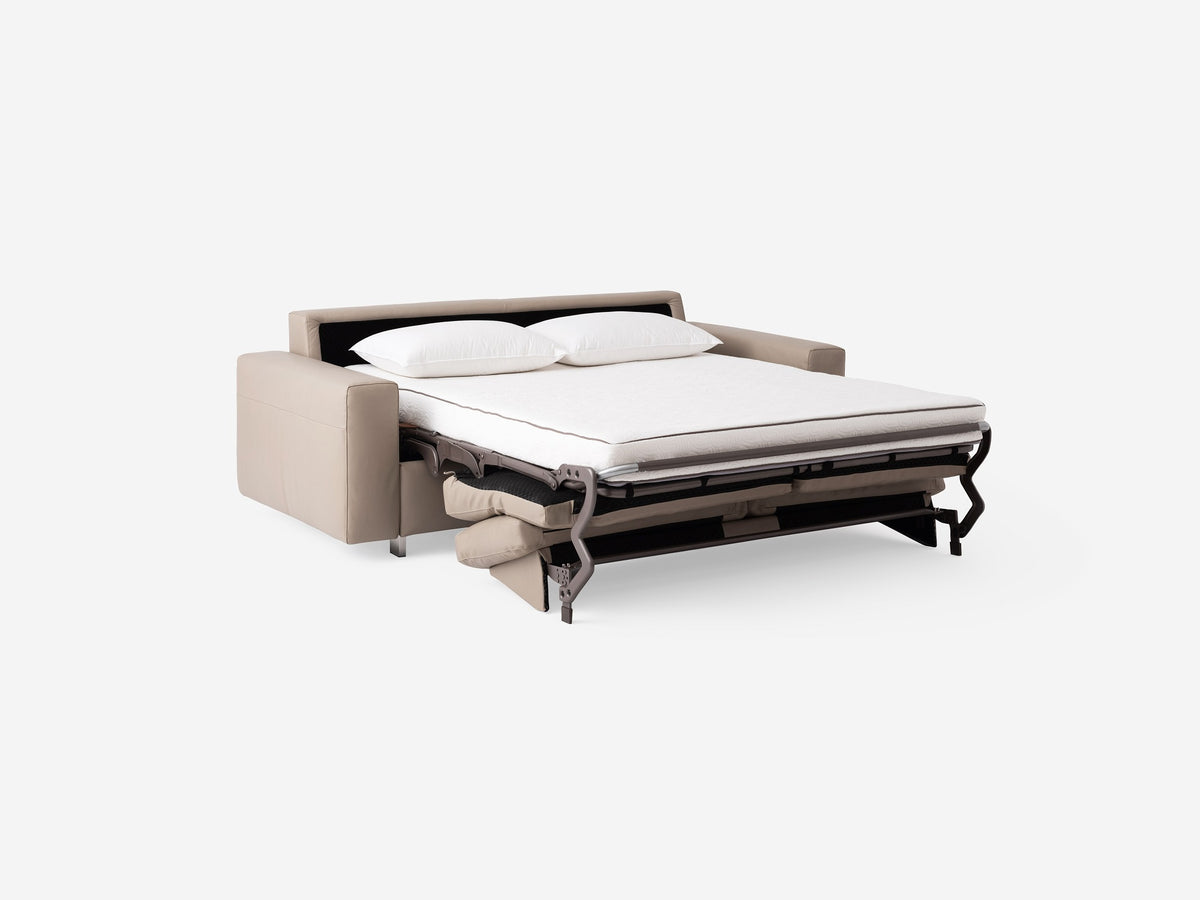 Reva Sleeper Sofa – Standard (8.3") / Double / Leather / Reva Double Core Leather – view 4