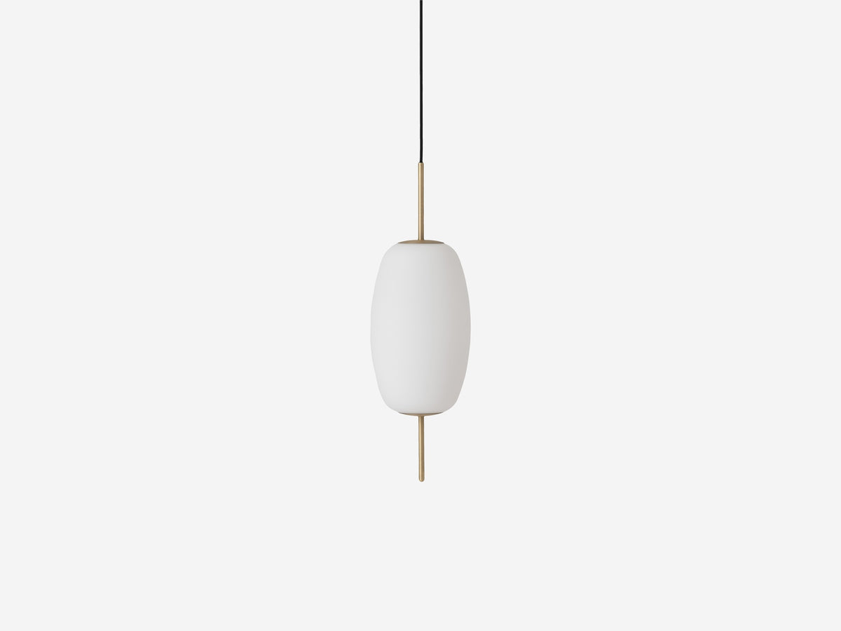 Silk Pendant Lamp – Medium / Brass