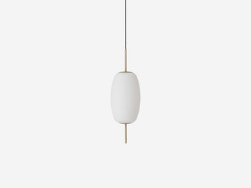 Silk Pendant Lamp – Medium / Brass