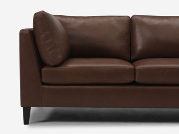 92" - Classic Mocha with Onyx Legs