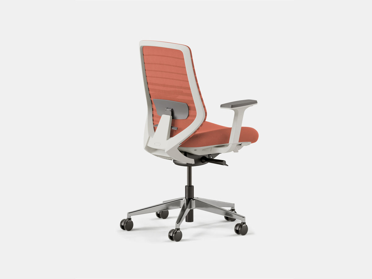 Ergonomic Office Chair – Poppy (White) – view 2