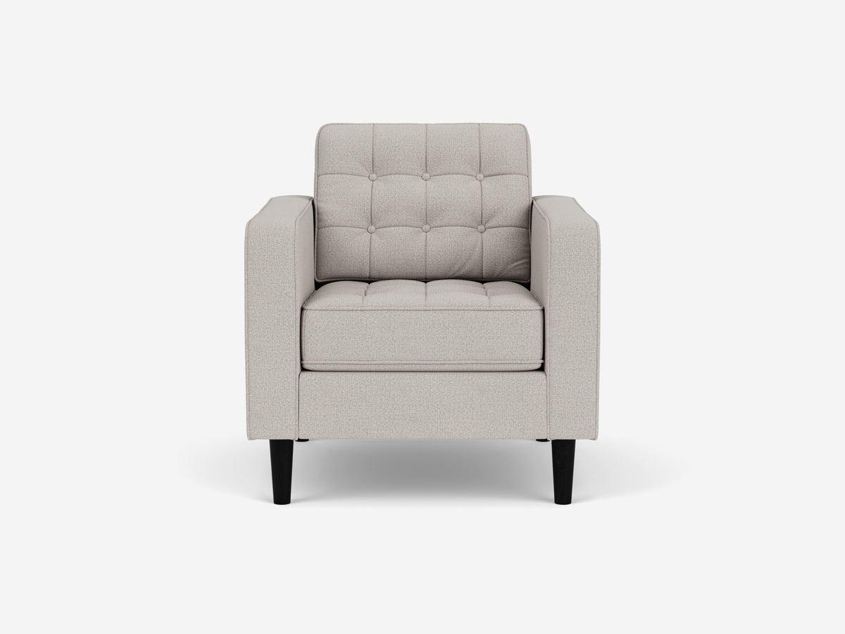 Panama Zinc with Black Ash Legs - Regular Arm Height