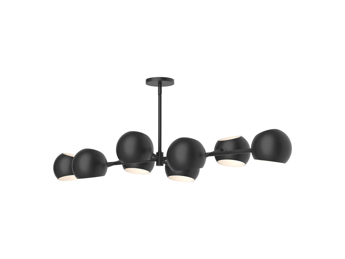 Willow Linear Pendant – Matte Black