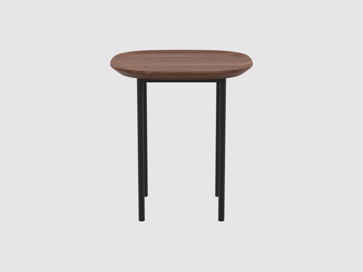 Walnut with a Black base