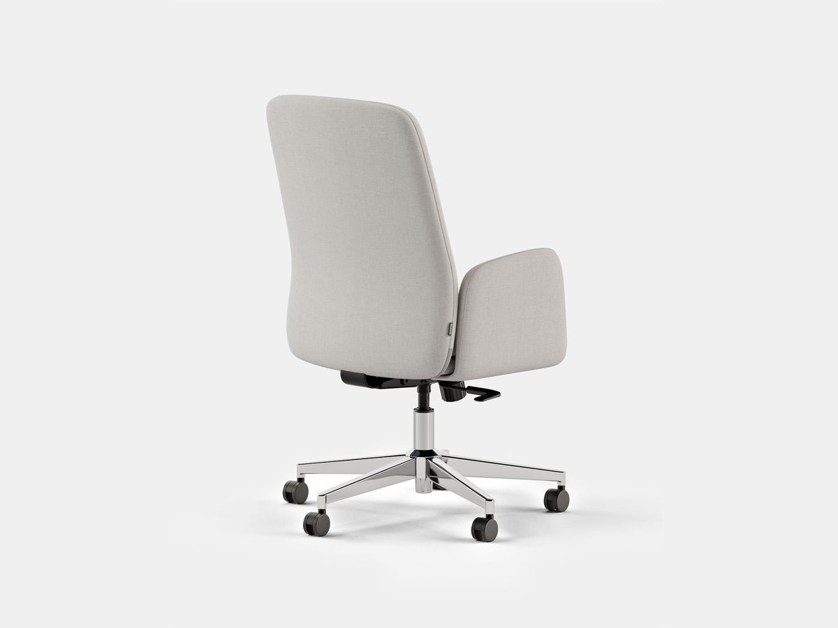 Softside Office Chair – High / Fabric / Bone – view 2