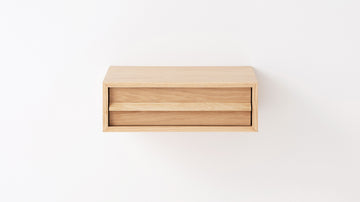 Marcel Single Drawer Floating Nightstand – Oak