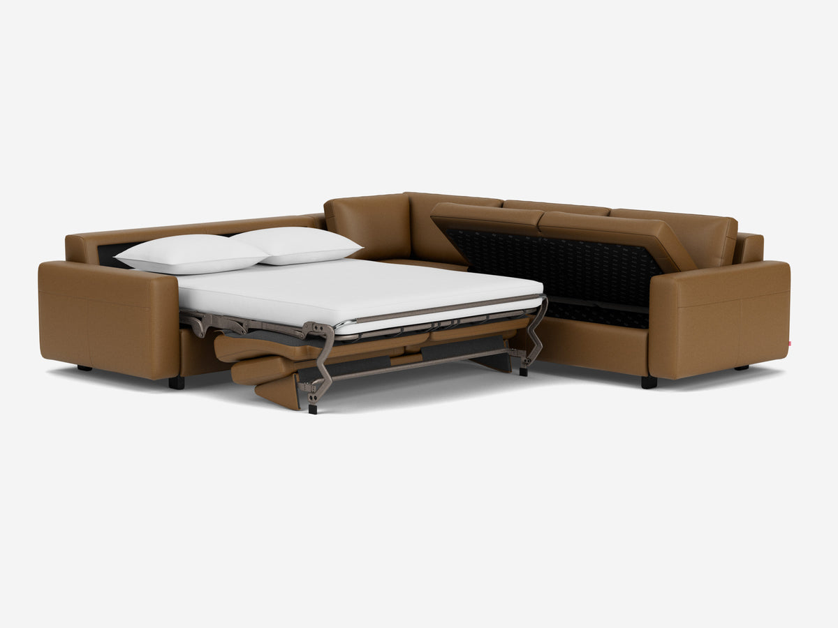 Rein Toast with Black Ash Legs - Standard Arms - Right Hand Facing Storage Loveseat