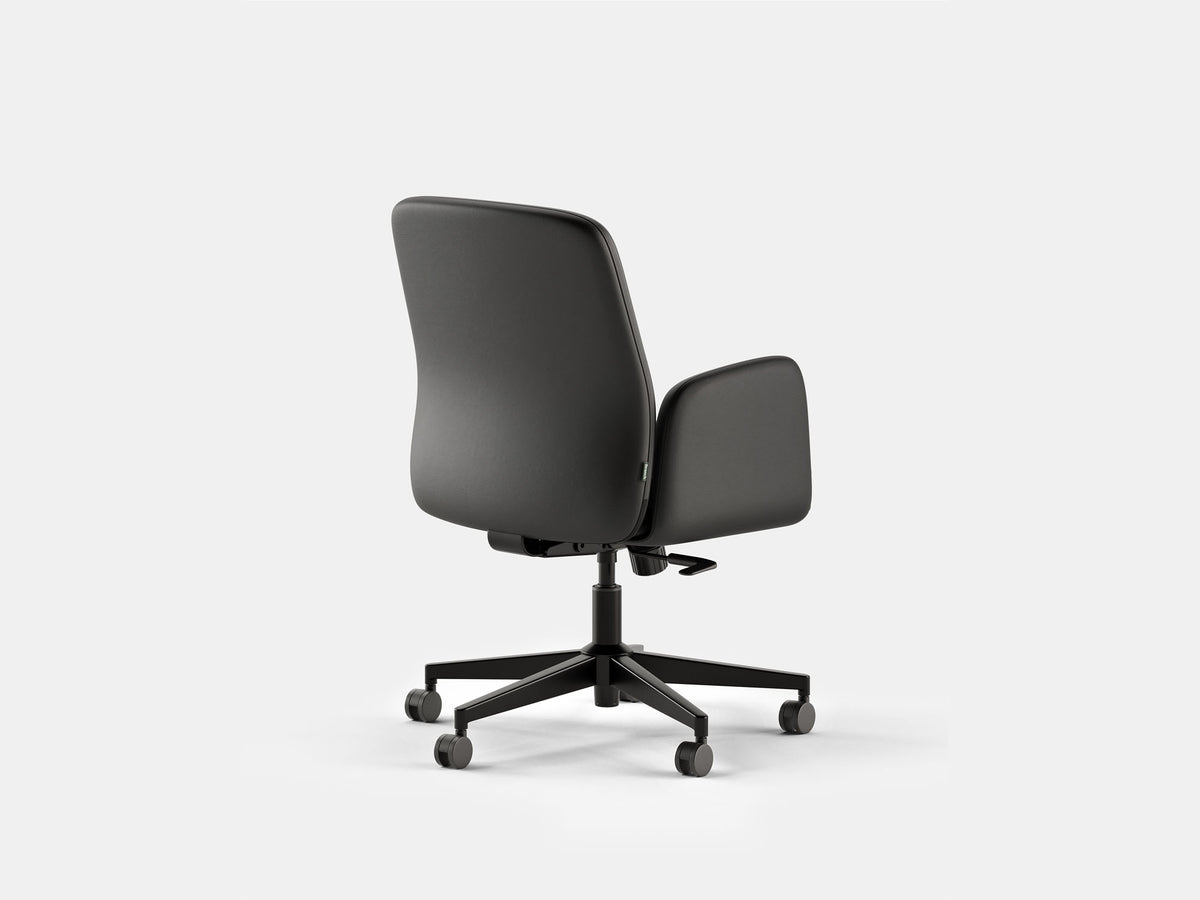 Softside Office Chair – Mid / Vegan Leather / Limestone – view 4
