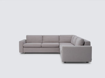Ava Cloud with Stainless Steel Legs - Standard Arms - Right Hand Facing Storage Loveseat