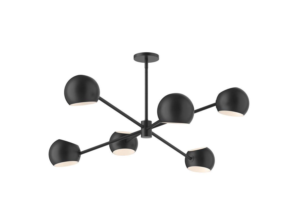 Willow Chandelier – 37" / Matte Black