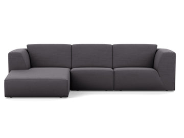 Grade 30 Jet Ash - Left Hand Facing Chaise