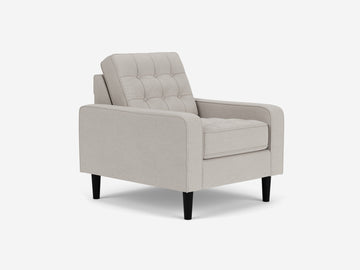 Panama Zinc with Black Ash Legs - Low Arm Height
