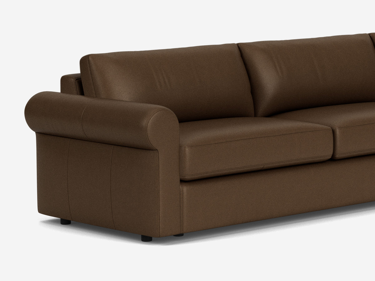 Durango Rio Leather - 3 Seater - Shallow - Roll Arms