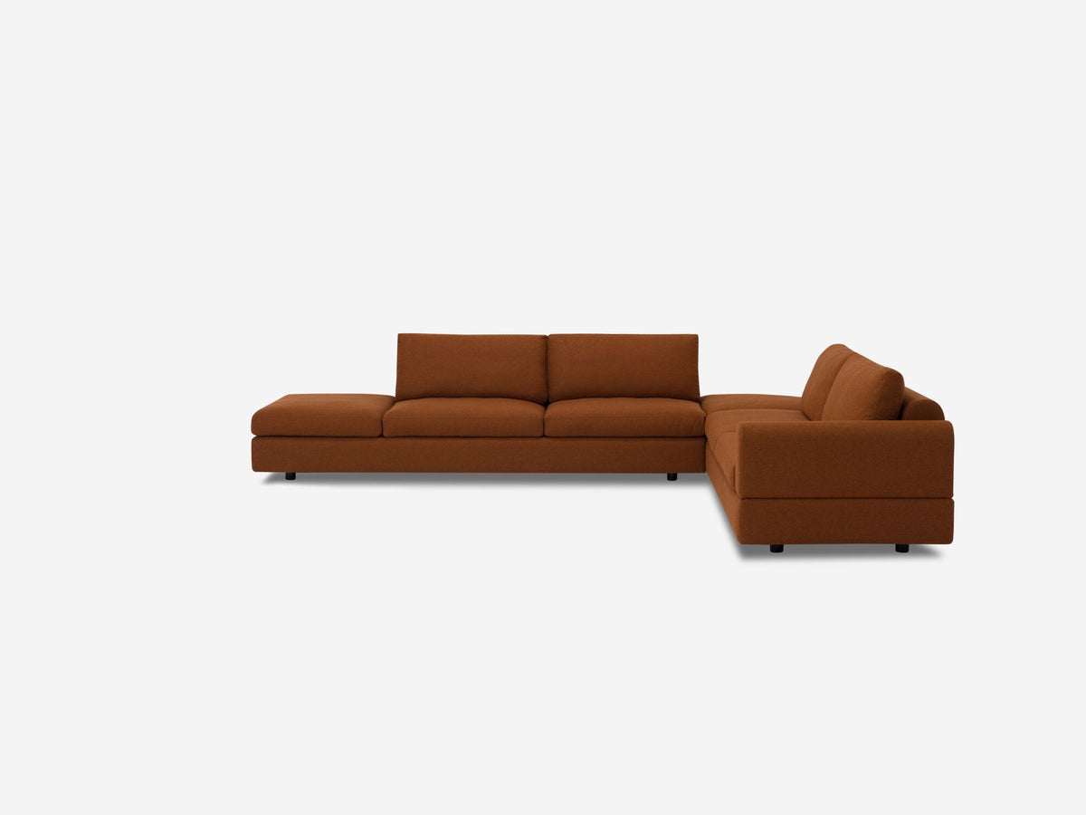 Lana Burnt Orange - Right Hand Facing Loveseat