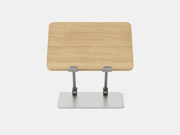 Adjustable Laptop Stand – Woodgrain
