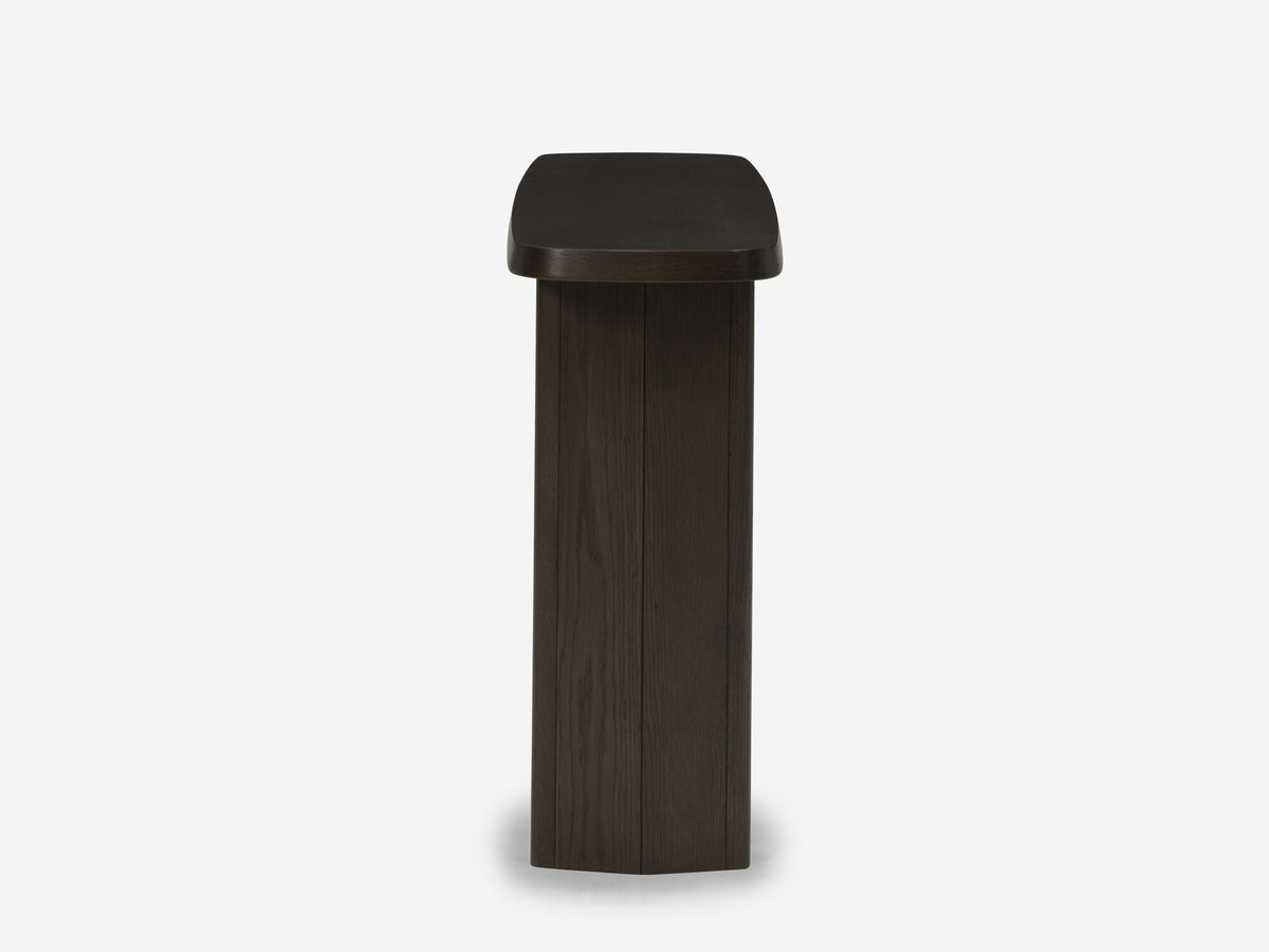 Tero Console Table – Smoked Oak – view 3