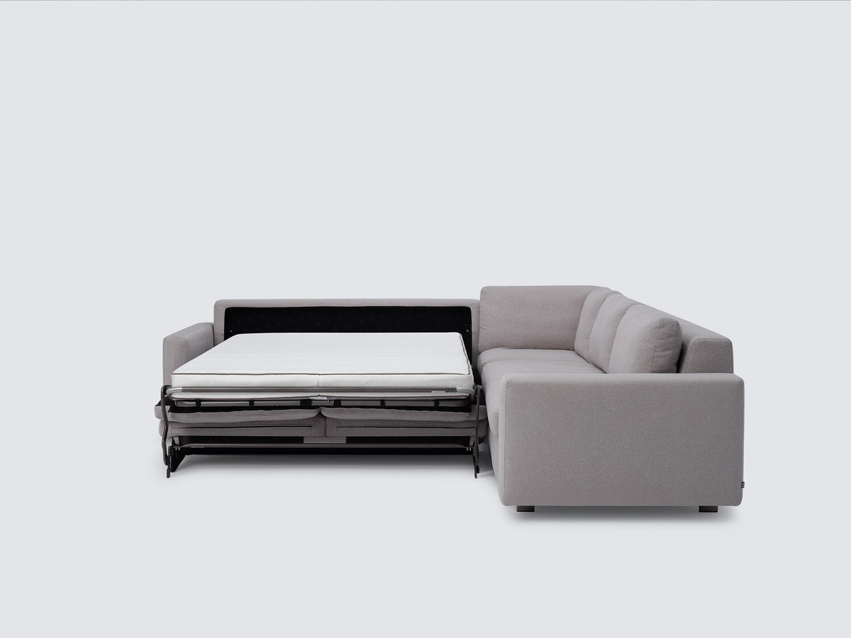 Ava Cloud with Stainless Steel Legs - Narrow Arms - Right Hand Facing Loveseat