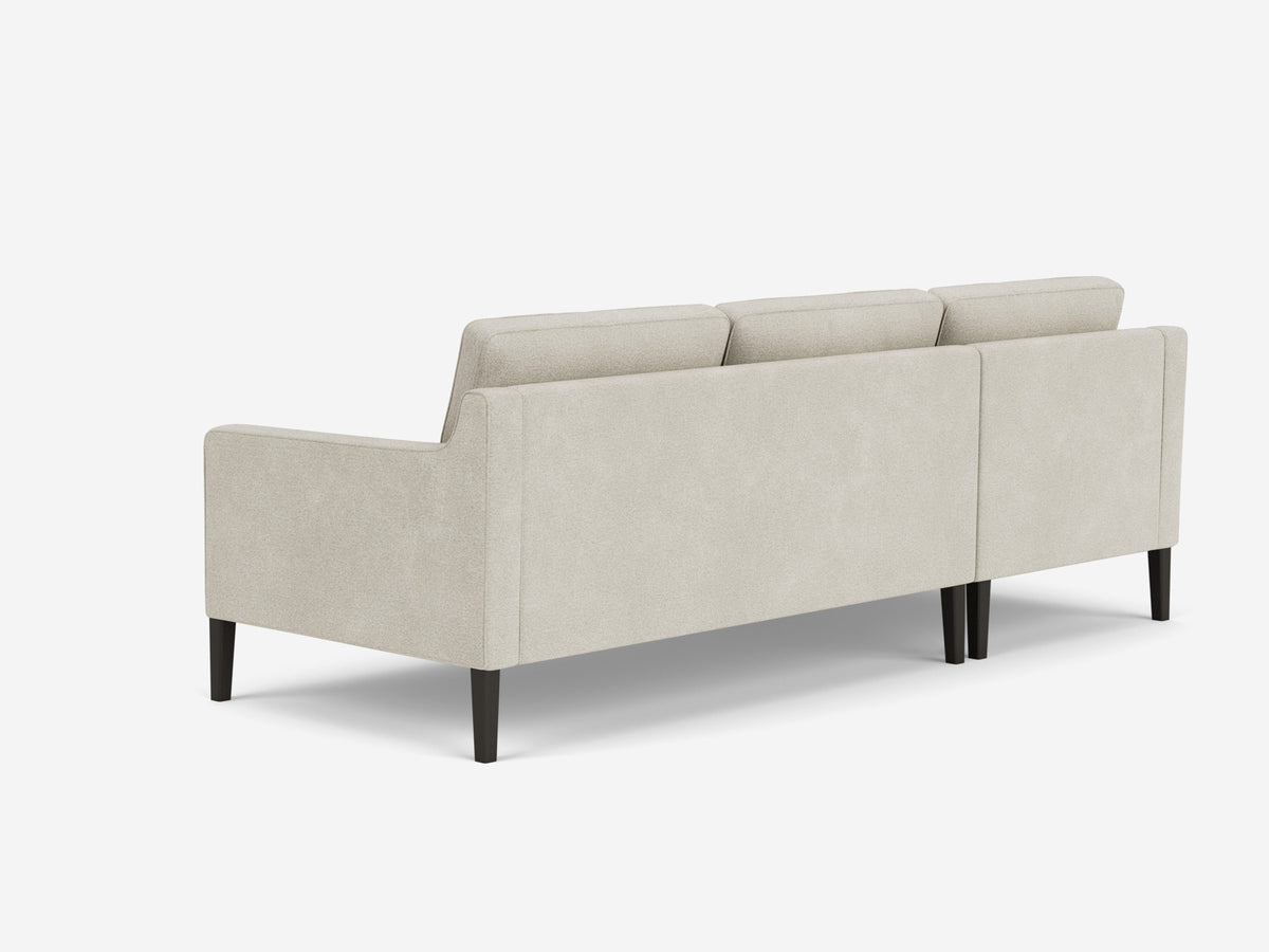 Ava Cloud with Onyx Legs - Left Hand Facing Chaise