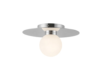 Elixir Flush Mount Light – 10" / Chrome