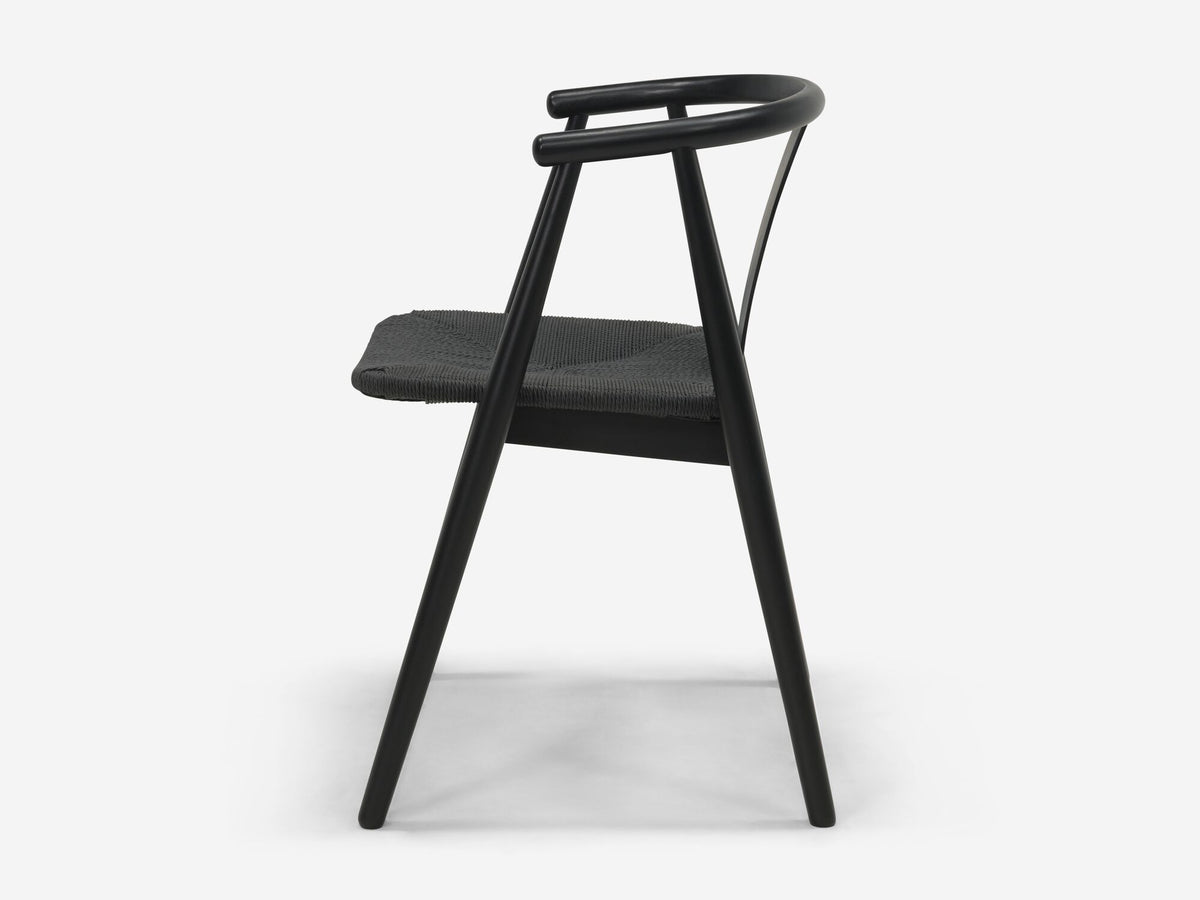 Lena Dining Chair – Black – view 3