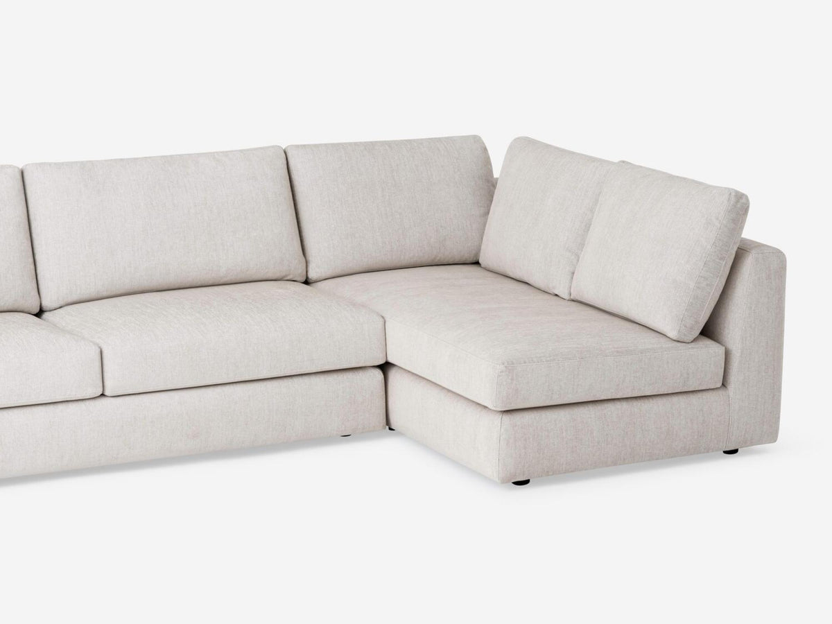 Coda Beach - Right Hand Facing Full-Arm Chaise - 1.5" Legs