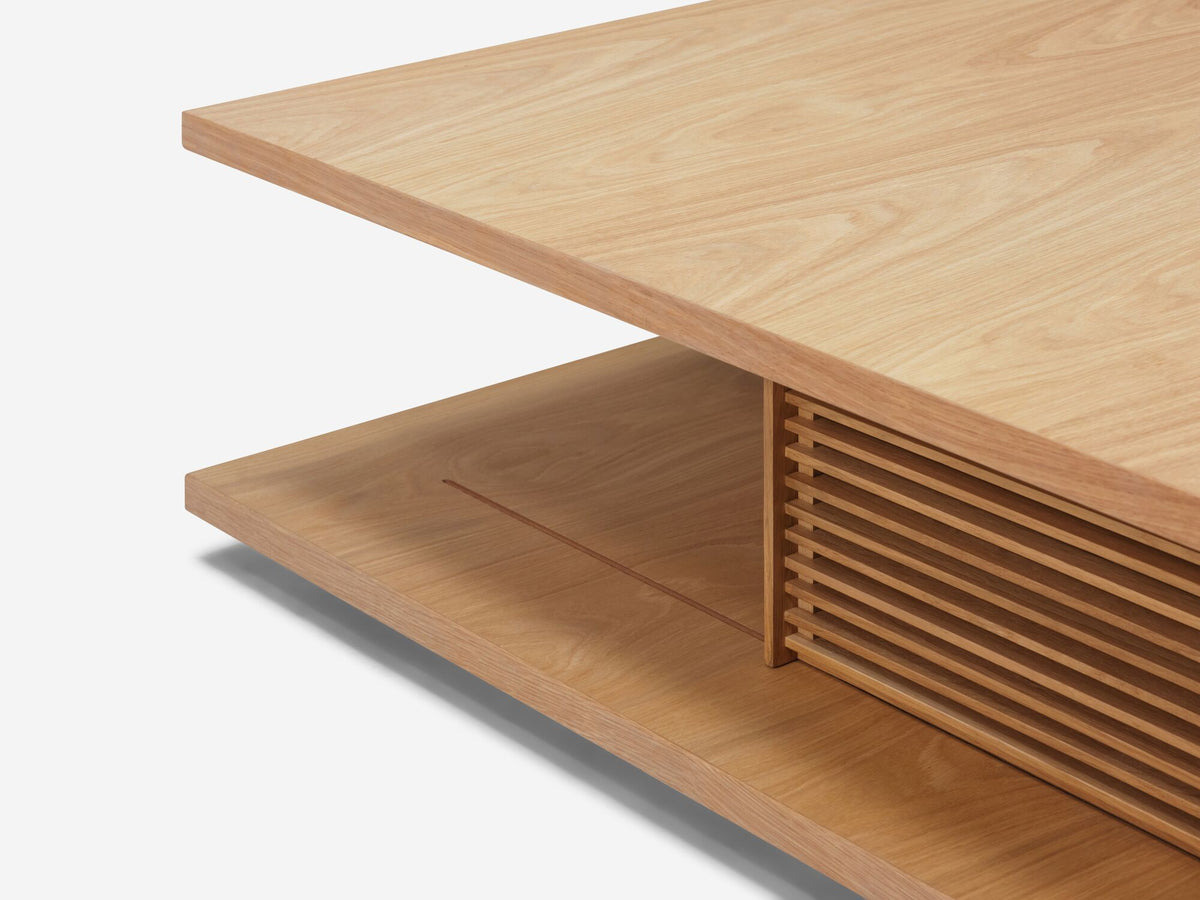 Plank Square Coffee Table – view 5
