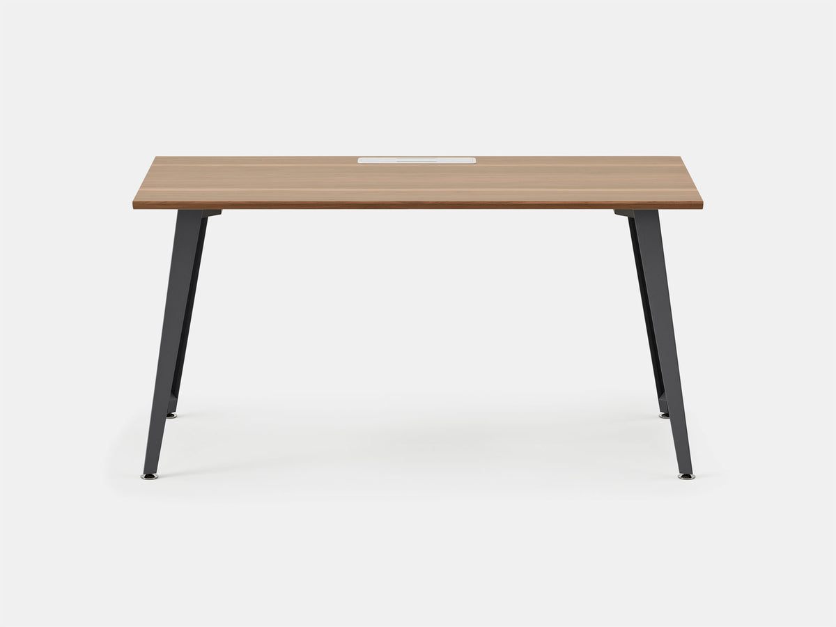 Office Desk – 60" x 30" / Charcoal / Walnut
